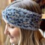 Cosy Leopard Print Winter Headband, thumbnail 2 of 4