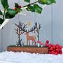 Christmas Stag Wooden Block, thumbnail 1 of 4