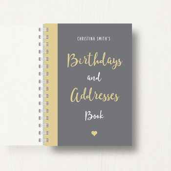 Personalised Birthday And Address Book, 7 of 10
