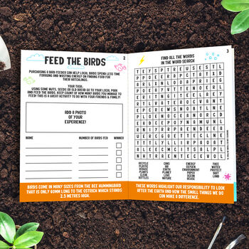 Save The Planet Plantable Activity Book For Children, 3 of 3