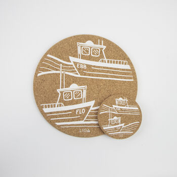 Cork Placemats And Coasters | Ebb And Flo, 3 of 7