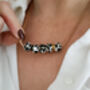 Leopard Print Silicone Bar Necklace, thumbnail 3 of 6