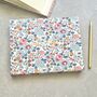 Personalised Liberty Fabric Guest / Note /Sketch / Book, thumbnail 2 of 9