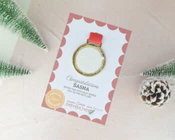 Personalised Nice List Medal, 5 of 5