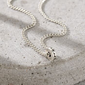 Mens Personalised Mini Spinning Disc Necklace, 2 of 7