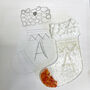 Create Your Own Fused Glass Stocking Hanging Decoration, thumbnail 2 of 6