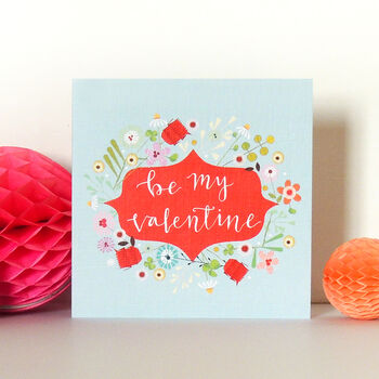 Floral Valentine's Greetings Card, 3 of 5