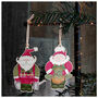 'Gardening Mrs Claus' Wooden Decoration, thumbnail 6 of 8