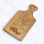 Personalised Witchy Pumpkin Paddle Chopping Board, thumbnail 3 of 4
