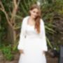 Fleur In Ivory ~ Junior Bridesmaid Dress, thumbnail 7 of 10