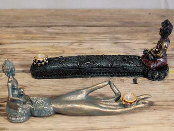 Antique Buddha Hand Incense Burner, 5 of 5