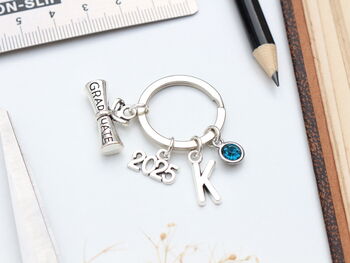 2025 Graduation Keyring, Personalised Gift Keepsake, 3 of 8