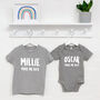 Made Me Do It Personalised Childrens Clothing Set, thumbnail 3 of 8