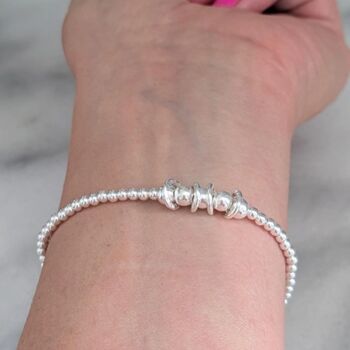 Sterling Silver Decade Rings Birthday Bracelet Gift For Various Ages, 2 of 12