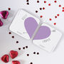 Personalised Love Heart Coasters Pair, thumbnail 4 of 7