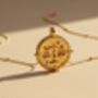 Libra Zodiac Necklace 18k Gold Plated Gift, thumbnail 1 of 6