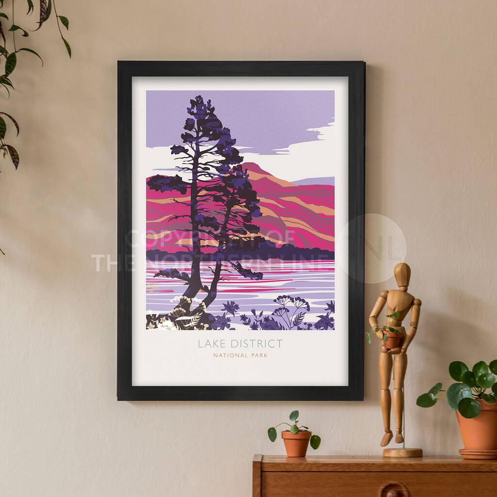 Lake District National Park Poster Print, 1 of 4