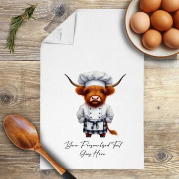 Personalised Chef Watercolour Animal Gift Collection, 7 of 12