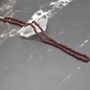 Red Garnet Beaded Necklace, thumbnail 6 of 8