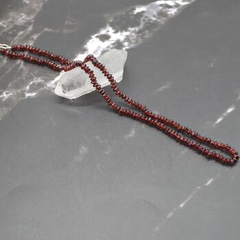 Red Garnet Beaded Necklace, 6 of 8