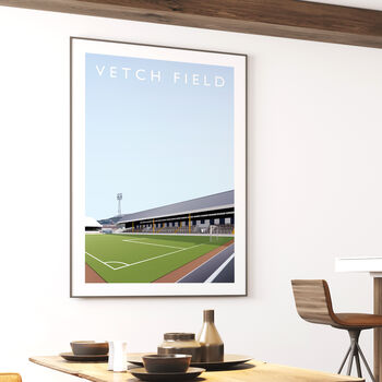 Swansea City Vetch Field Poster, 3 of 8