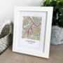 Favourite Place Personalised Framed Map Print, thumbnail 11 of 11