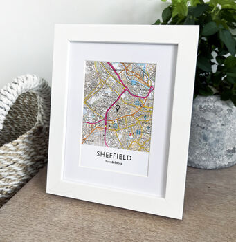 Favourite Place Personalised Framed Map Print, 11 of 11