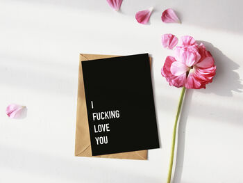 I Fucking Love You Greetings Card, 2 of 3