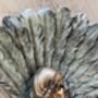 Art Deco Bronze Lady Figurine Silver Dress And Fan 38cm, thumbnail 11 of 12