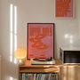 Vinyl Only Music Print Record Poster Disco, thumbnail 10 of 11