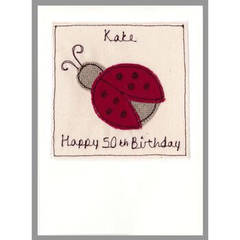 Personalised Ladybird Love Card For Her, 6 of 12