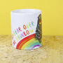 Sun Bear Over The Rainbow Mug, thumbnail 2 of 5
