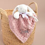 Personalised Dusty Pink Bubble Bunny Comforter, thumbnail 1 of 6