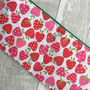 Children's Rosy Apple Fabric Pencil Case, thumbnail 3 of 5