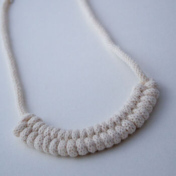 Macrame Statement Necklace, 9 of 12