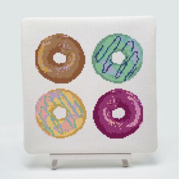 Doughnut Cross Stitch Kit, 2 of 8