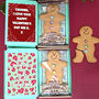 Personalised Gingerbread Man Valentines Letterbox Gift, thumbnail 2 of 4