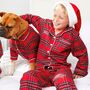 Girl's And Boy's Personalised Luxury Tartan Christmas Brushed Cotton Pyjama, thumbnail 2 of 12