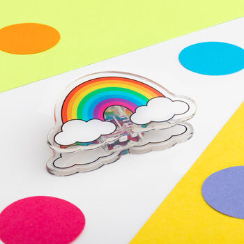 Set Of Three Rainbow Paper Clips, 4 of 10