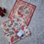 Red Floral Cushion Cover, thumbnail 2 of 2