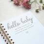 Personalised Birthday Letters To My Baby Foil Notebook, thumbnail 6 of 12