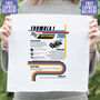Personalised F1 Season Handkerchief Pair Birthday Gift For Formula One Fan, thumbnail 1 of 6