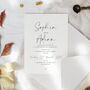 This Is Love Wedding Invitation + RSVP Card Set, thumbnail 2 of 4
