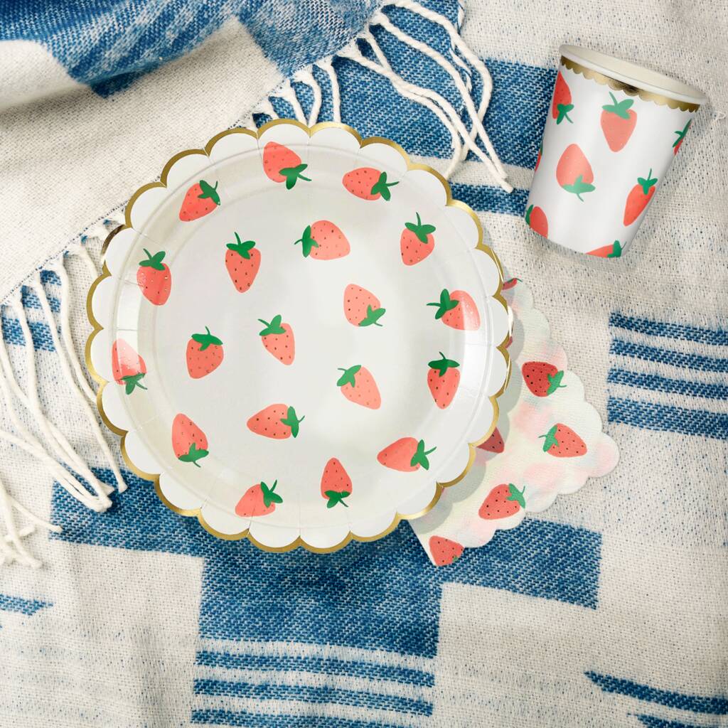 Strawberry Paper Plates, 1 of 2
