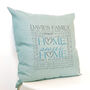 Personalised Home Sweet Home Cushion, thumbnail 2 of 3
