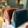Personalised Velvet Tasseled Wash Bag, thumbnail 1 of 1