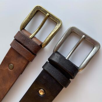 Premium Quality Sustainable Genuine Leather Belt, 2 of 8