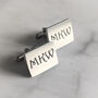 Personalised Cufflinks With Engraved Initials, thumbnail 1 of 4
