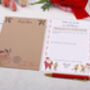 Personalised Letter To Santa And Blank Letter For Response With Elf Design, thumbnail 5 of 5