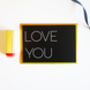 Typography Valentine Card, thumbnail 2 of 3